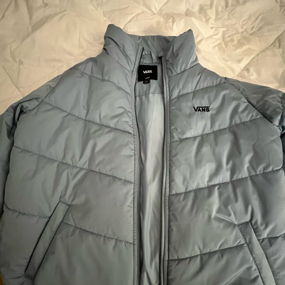 Vans Light Blue Puffer Jacket